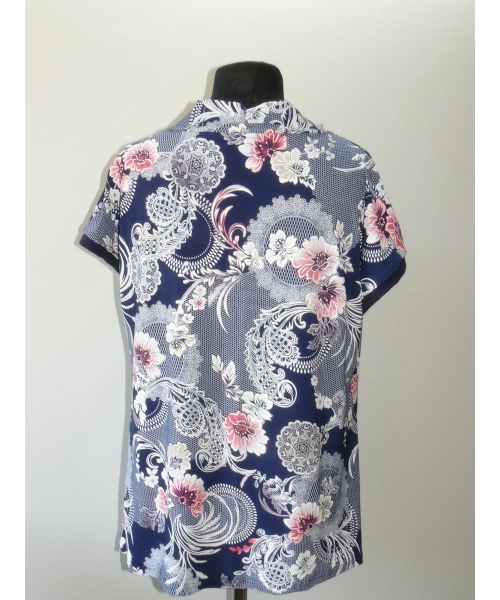 Bluzka typu woda z rękawkiem kimono - wzór paisley